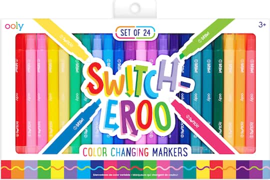 OOLY Switch-eroo! Color-Changing Markers, 24ct.